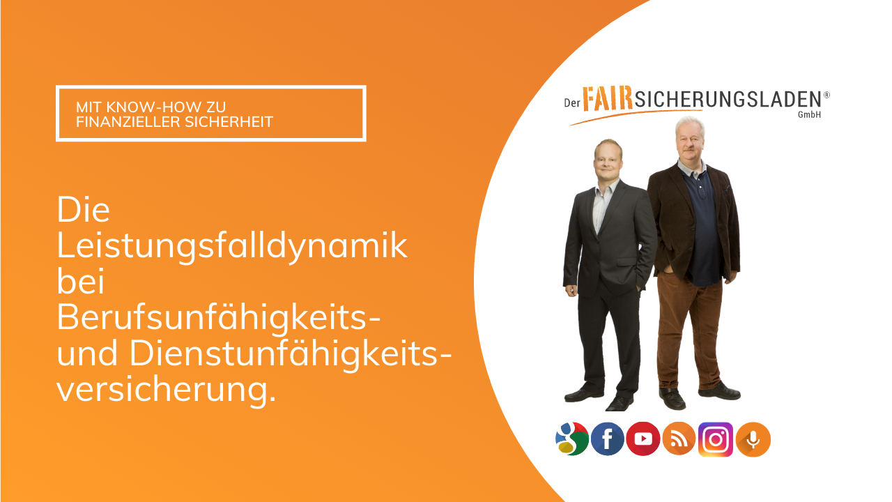 Leistungsfalldynamik bei Berufsunfähigkeitsversicherung und Dienstunfähigkeitsversicherung thumb
