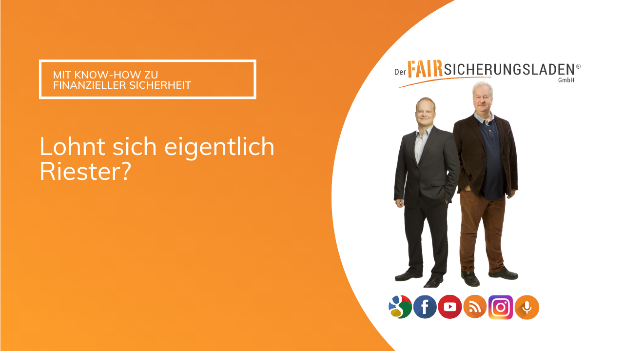 lohnt sich eine Riesterrente