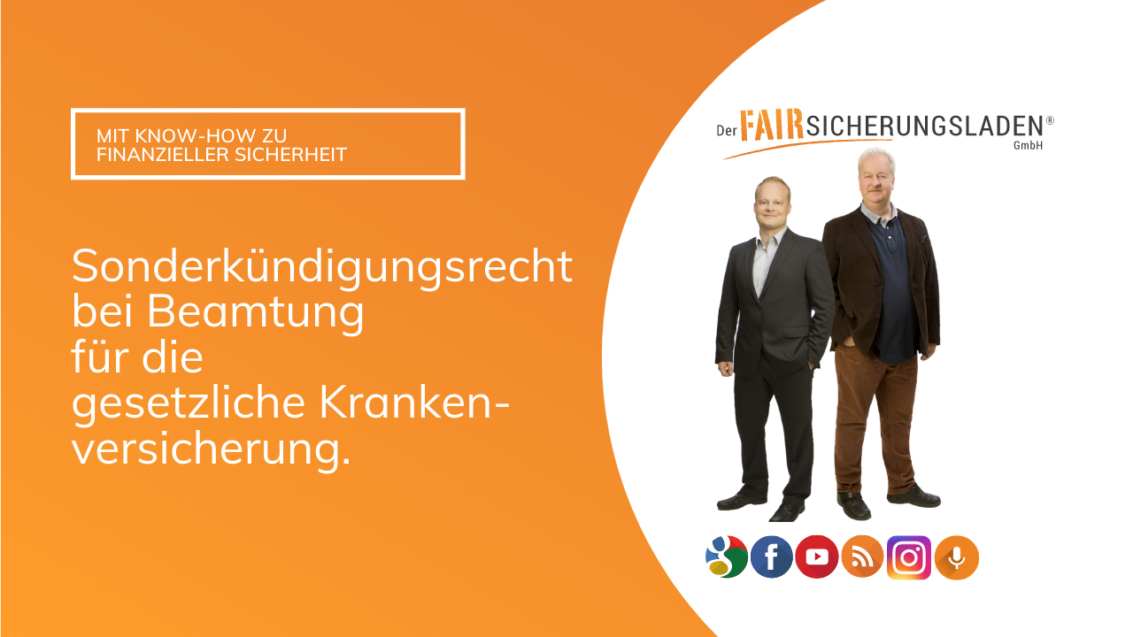 Sonderkündigunsgrecht für Beamte bei Wechsel in die PKV