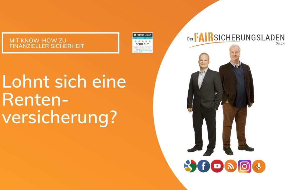 lohnt sich eine rentenversicherung riesterrente
