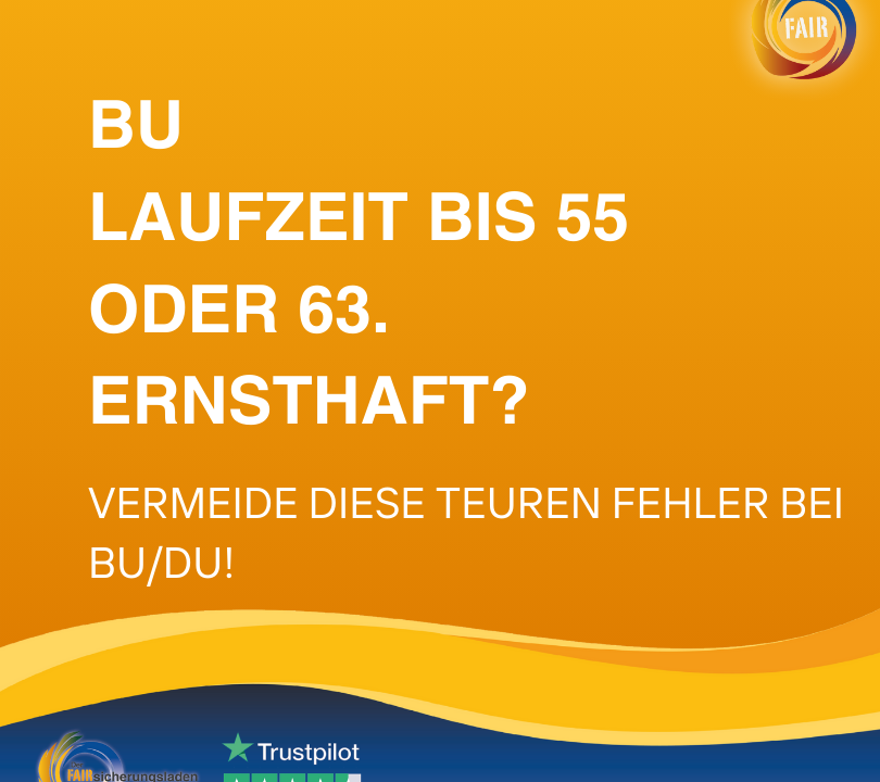 Berufsunfähigkeitsversicherung und Dienstunfähigkeitsversicherung Laufzeit