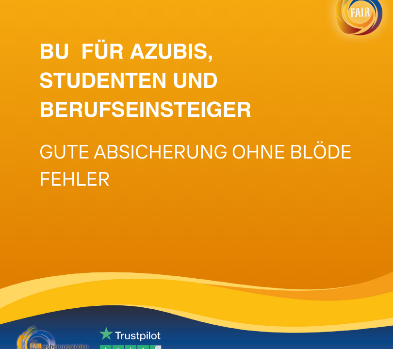 Berufsunfähigkeitsversicherung Studenten Azubis Berufseinsteiger