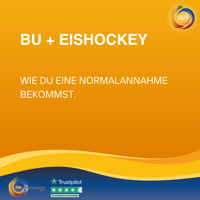 Berufsunfähigkeitsversicherung und Risikosportart Eishockey