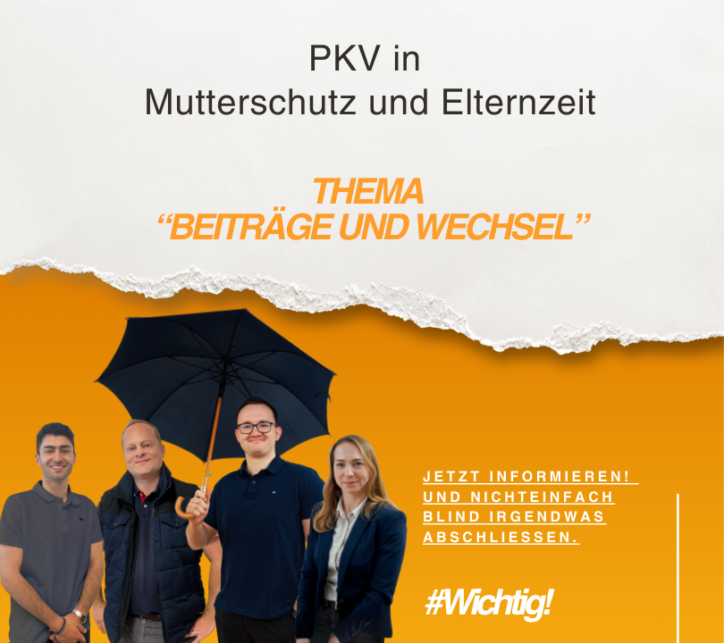 PKV Beiträge in Mutterschutz und Elternzeit