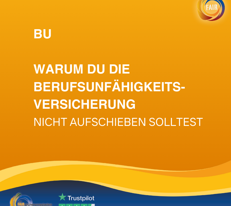 Warum du die Berufsunfähigkeitsversicherung nicht aufschieben solltest